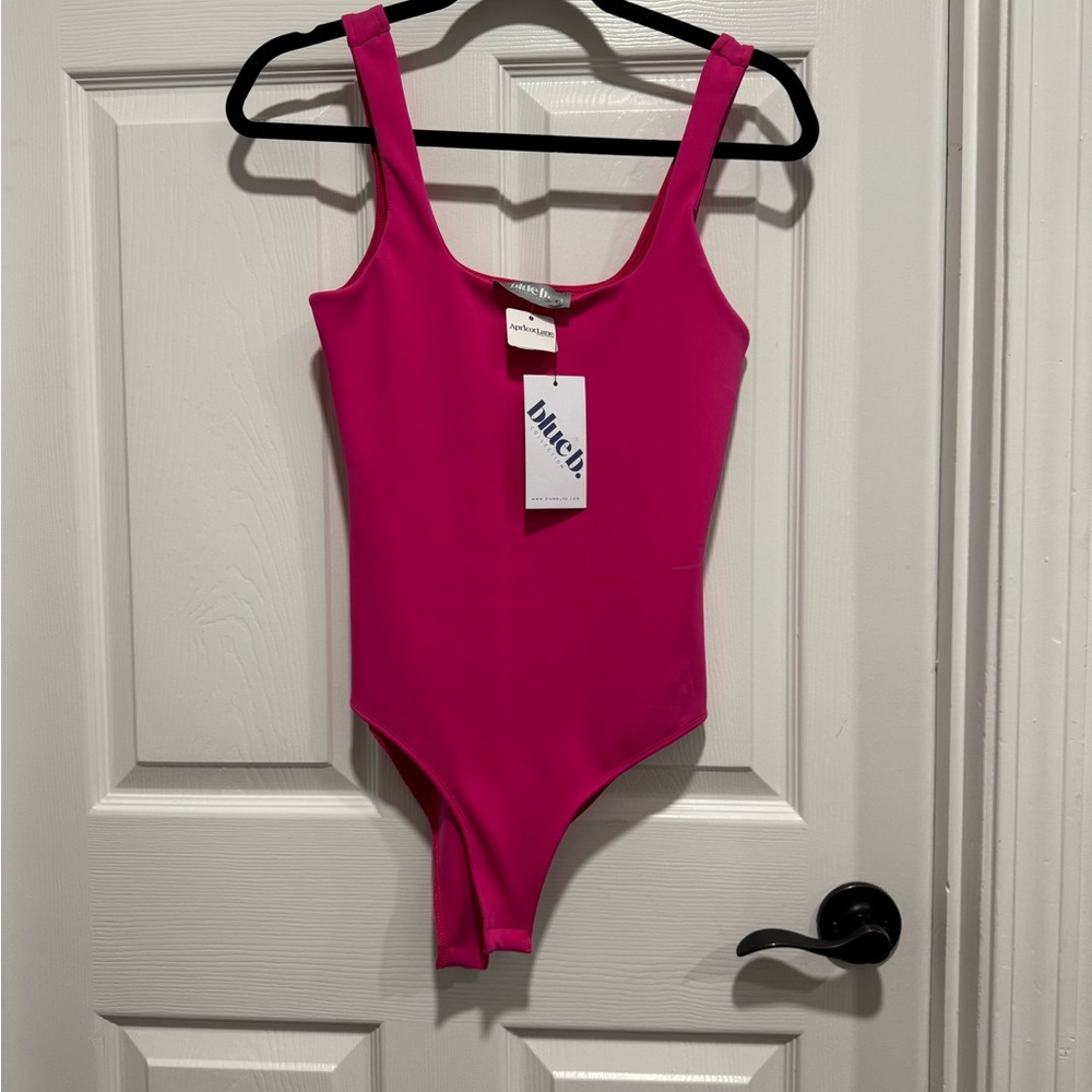 Hot Pink Women's Bodysuit